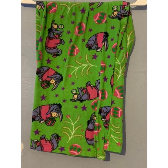 XL Disney Eeyore Green Fleece Pajamas - Picture 2 of 6
